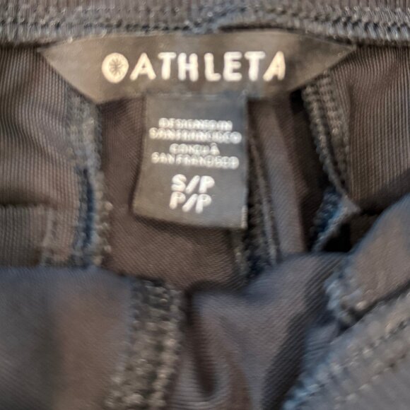 ATHLETA VENICE FLARE PANTS WITH SLIT BLACK S/P - Picture 8 of 9